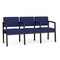 Lesro Lenox 3 Seat Tandem Seating W/ Arms, 64.5 in W 24.5 in L 32 in H LS3103 - alternate 1